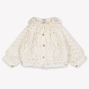 Donsje Amsterdam Mailien Baby Girls Blouse In OffWhite