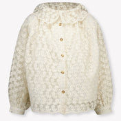 Donsje Amsterdam Mailien Kinder Meisjes Blouse In Off White