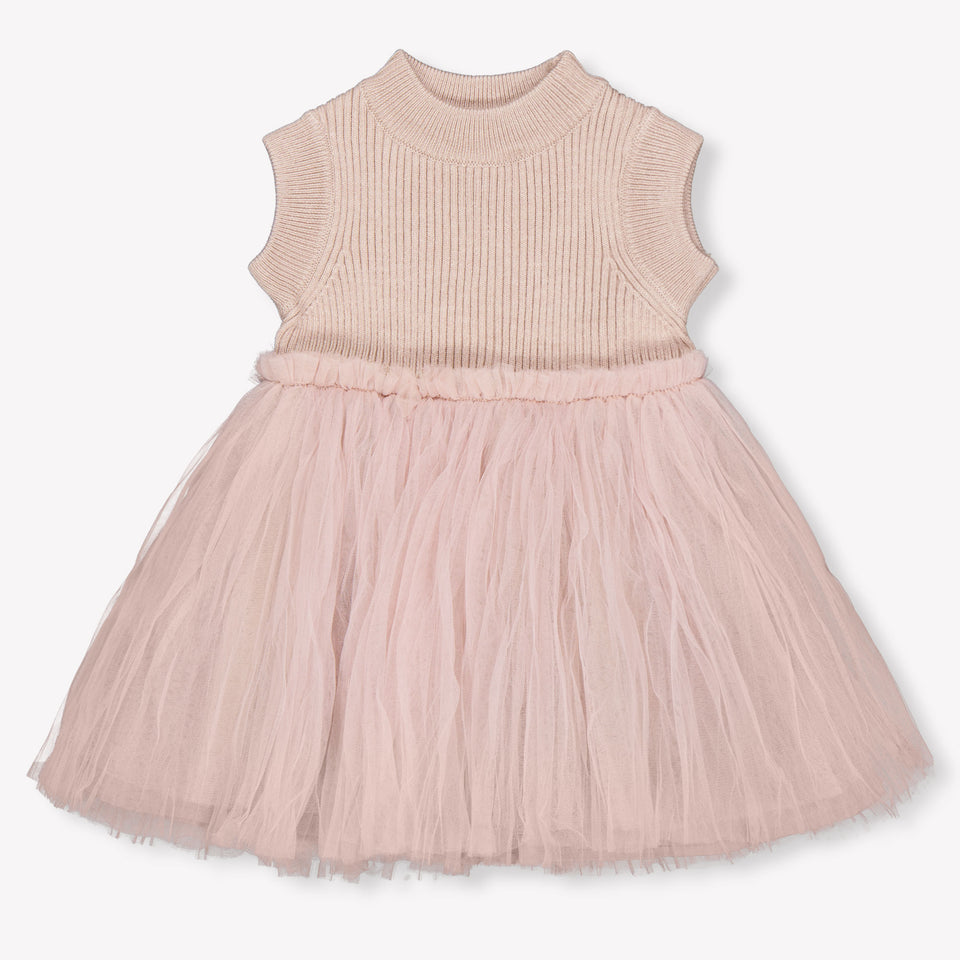 Donsje Amsterdam Xewa Baby Girls Dress In Lilac