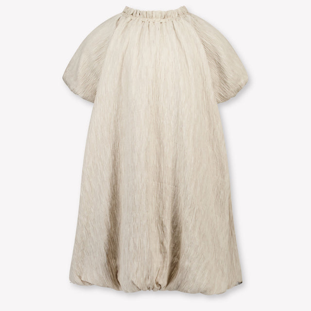 Donsje Amsterdam Dilan Kids Girls Dress In Taupe