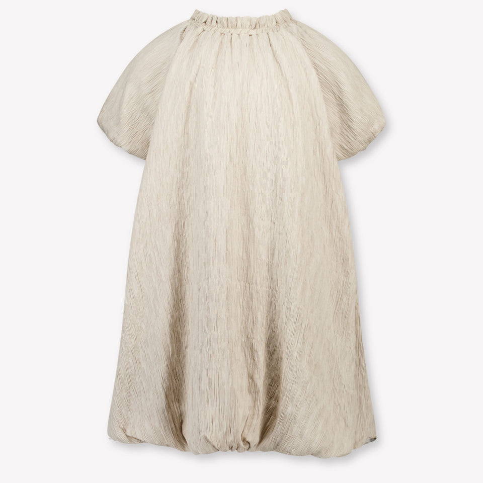 Donsje Amsterdam Dilan Kids Girls Dress In Taupe