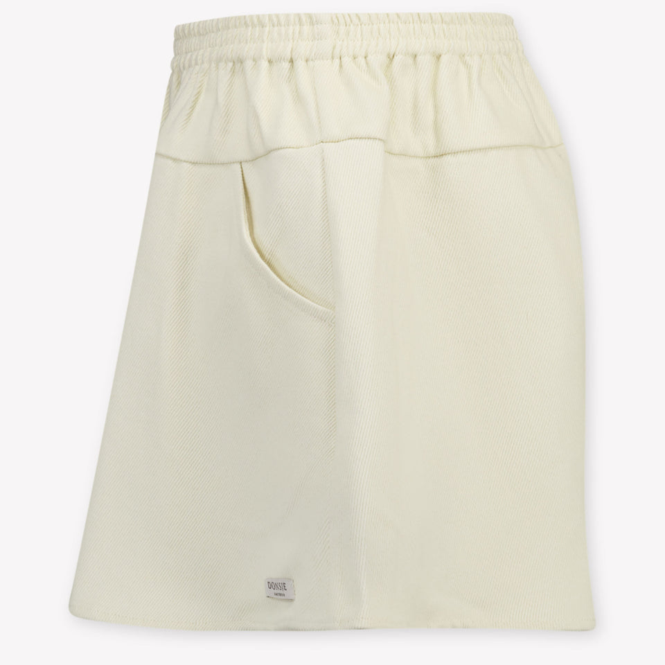 Donsje Amsterdam Cornstarch Kids Girls Shorts In Light Beige