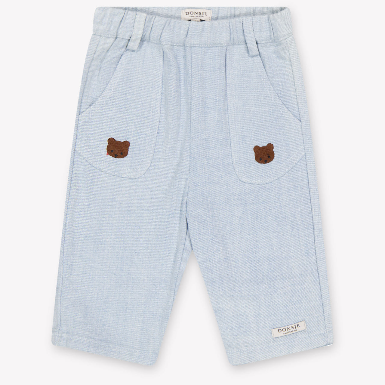 Donsje Amsterdam Kassim Baby Boys Jeans In Light Blue