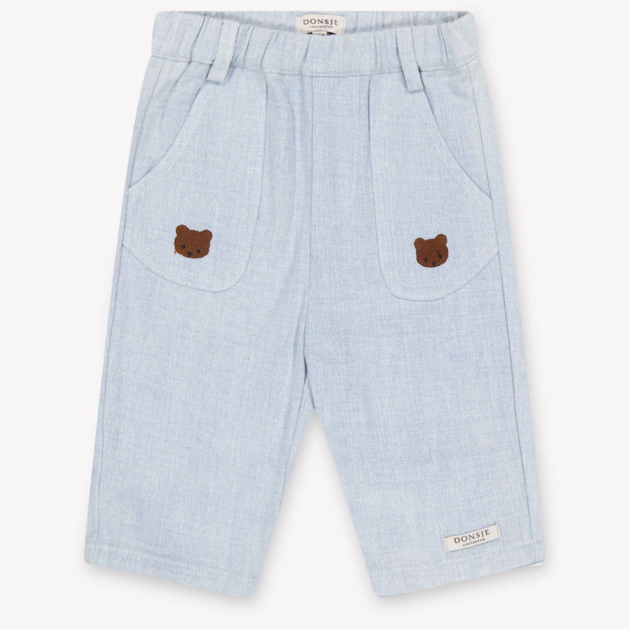 Donsje Amsterdam Kassim Baby Boys Jeans In Light Blue