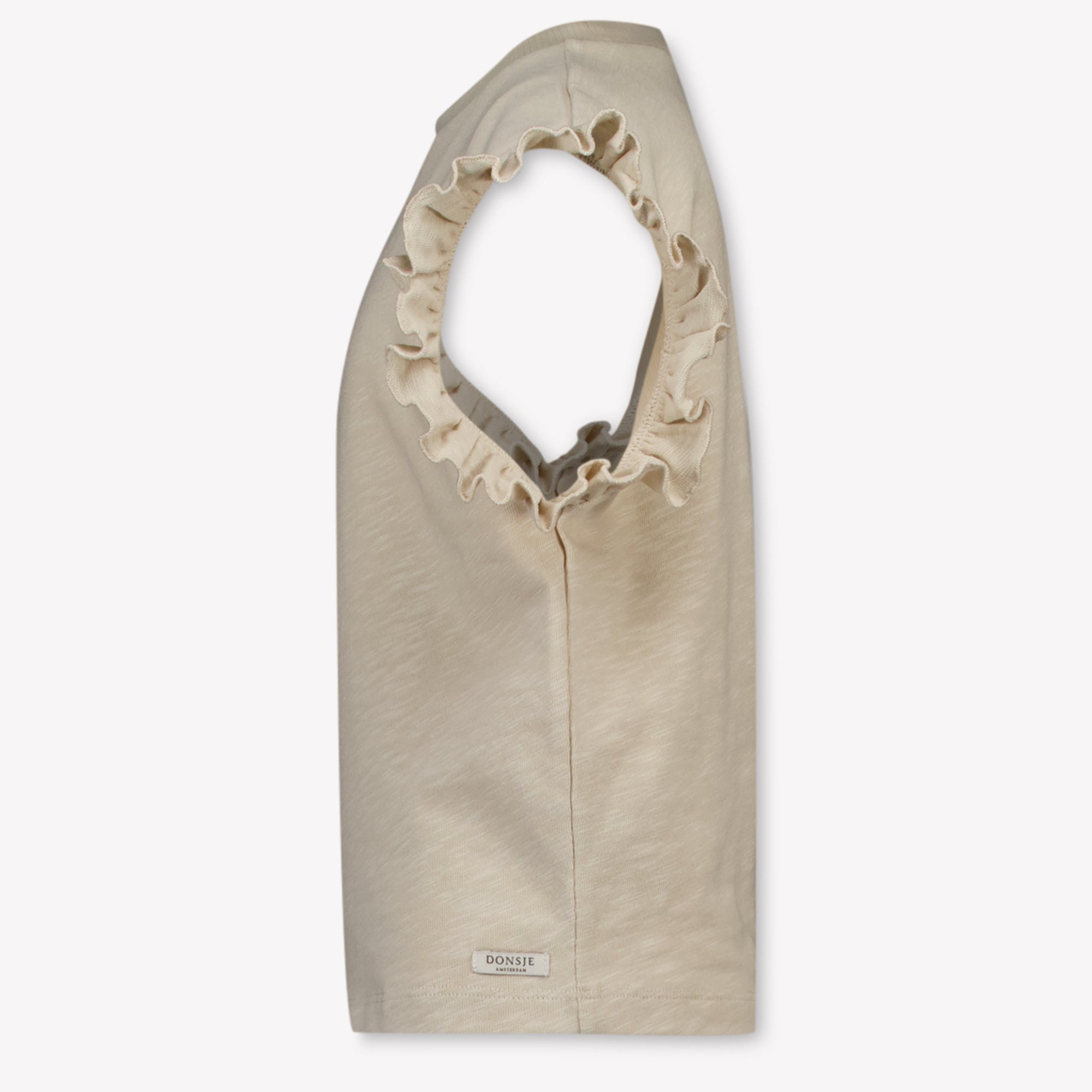 Donsje Amsterdam Nuriel Kids Girls T-Shirt In Light Beige