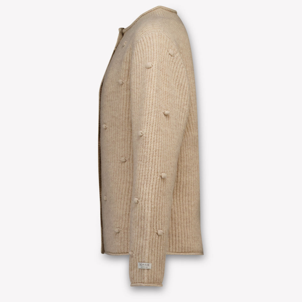 Donsje Amsterdam Marloes Kinder Meisjes Vest In Beige
