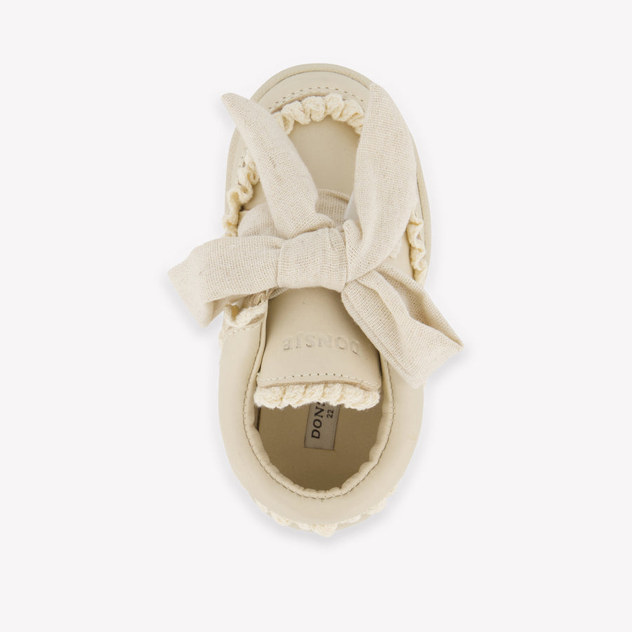 Donsje Amsterdam Wisel Baby Meisjes Sneakers in Creme