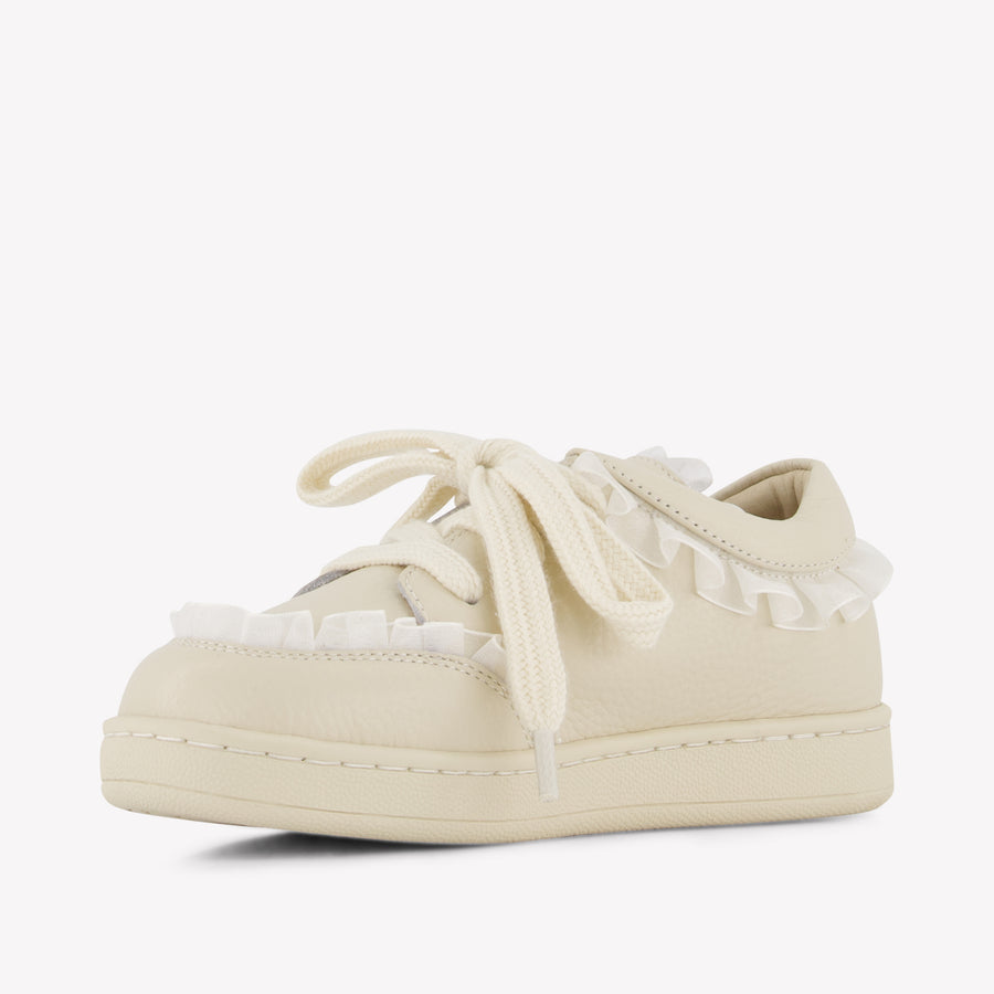 Donsje Amsterdam Lisel Girls Sneakers In OffWhite