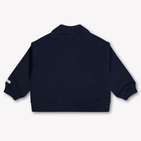 Donsje Amsterdam Maukie Baby Unisex Vest In Navy