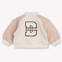 Donsje Amsterdam Noal Baby Girls Cardigan In Light Pink