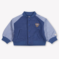 Donsje Amsterdam Noal Baby Jongens Vest In Donker Blauw