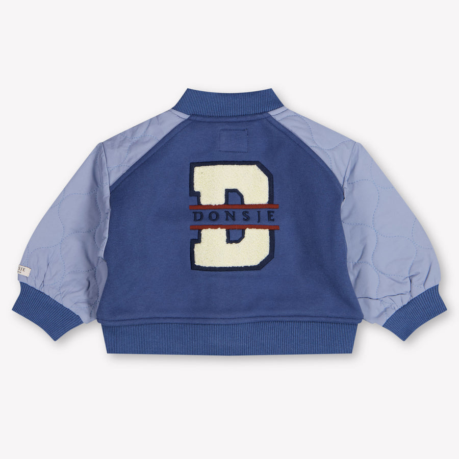 Donsje Amsterdam Noal Baby Jongens Vest In Donker Blauw