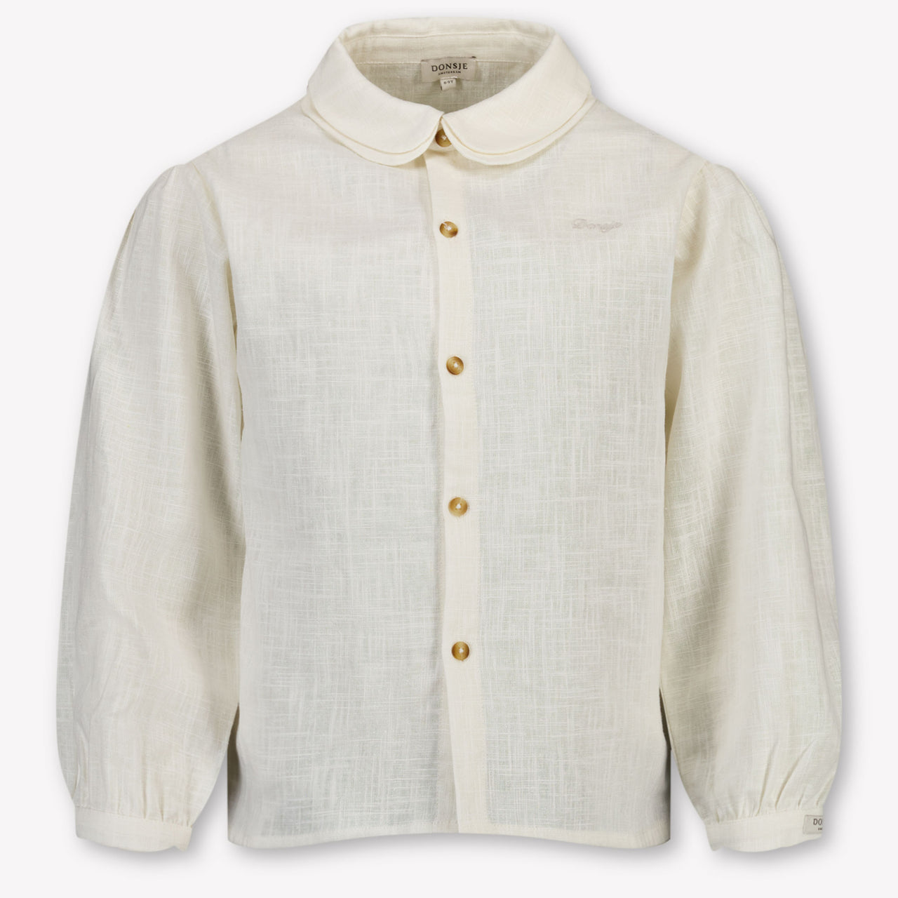Donsje Amsterdam Anuche Kids Girls Blouse In OffWhite