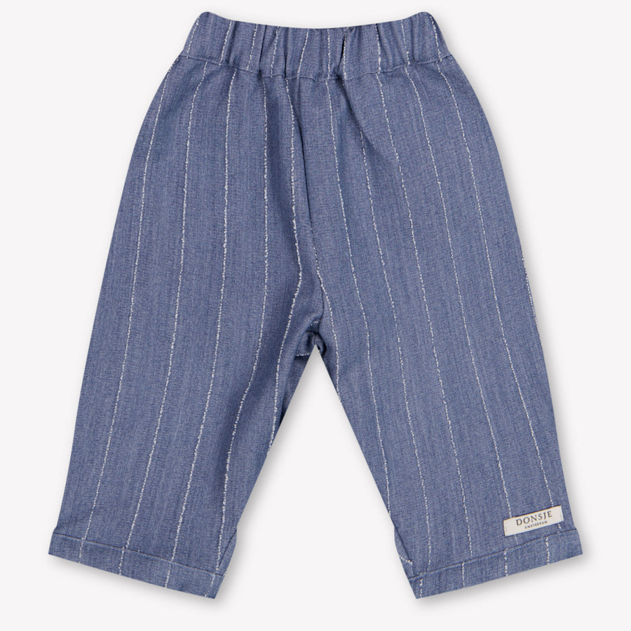 Donsje Amsterdam Mink Baby Boys Trouser in Blue