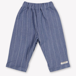 Donsje Amsterdam Mink Baby Jongens Broek In Blauw