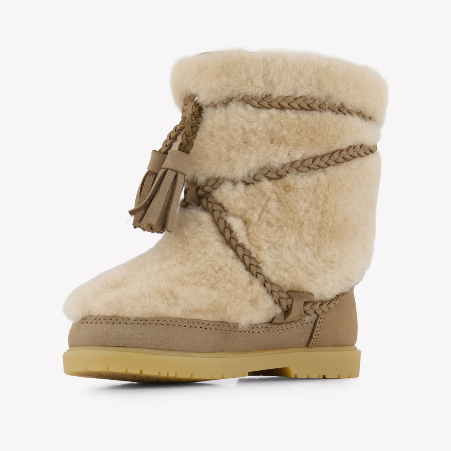 Donsje Amsterdam Meisjes Laarzen In Beige