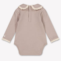 Donsje Amsterdam Diet Baby Girls Romper In Gray