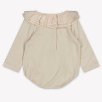 Donsje Amsterdam Fabien Baby Meisjes Rompertje In Licht Beige