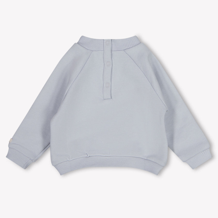 Donsje Amsterdam Peeves Baby Boys Sweater In Light Blue
