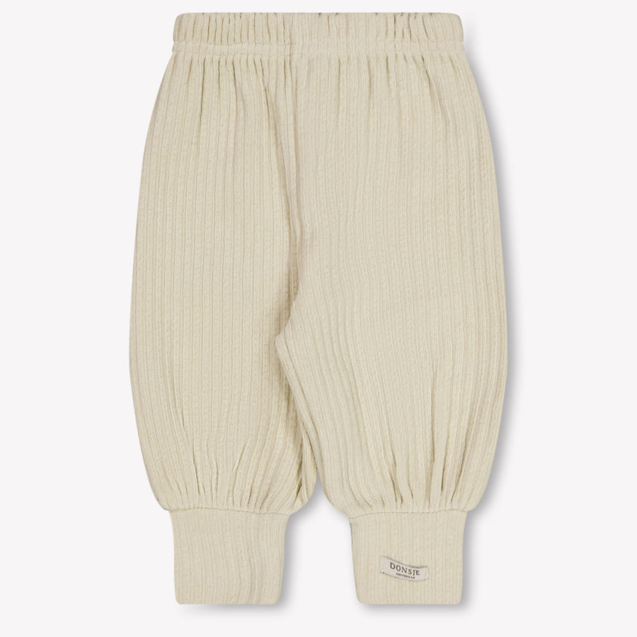 Donsje Amsterdam Jipie Baby Girls Trouser in Light Beige