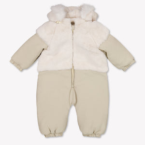 Donsje Amsterdam Maevie Baby Meisjes Skipakken In Licht Grijs