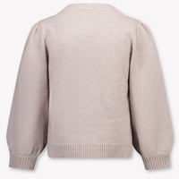 Donsje Amsterdam Denna Kids Girls Sweater In Light Pink