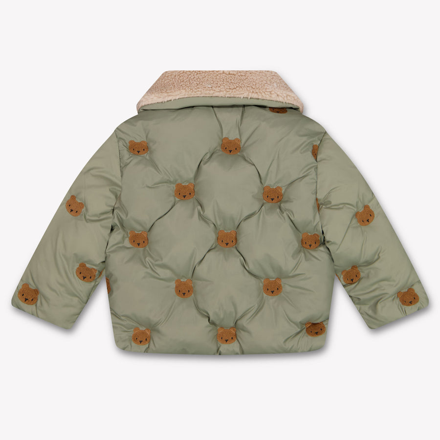 Donsje Amsterdam Florus Baby Boys Winter coat In Dark Green