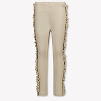 Donsje Amsterdam Kids Girls Leggings In Light Beige