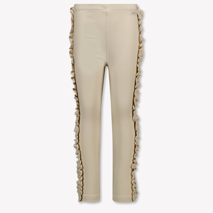 Donsje Amsterdam Kids Girls Leggings In Light Beige