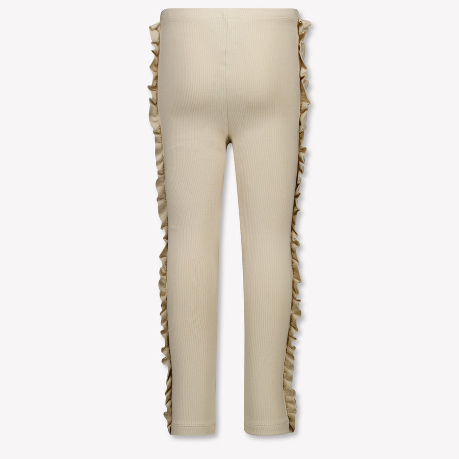 Donsje Amsterdam Kids Girls Leggings In Light Beige