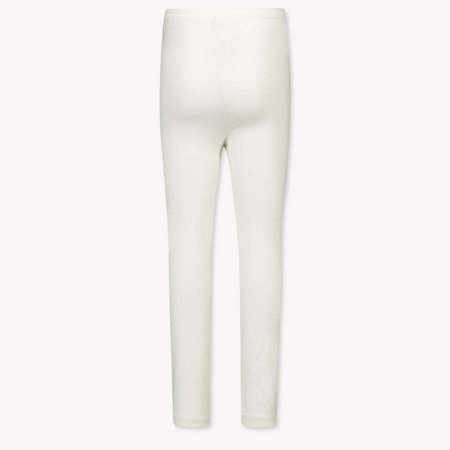 Donsje Amsterdam Kids Girls Leggings In OffWhite
