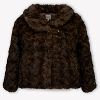 Donsje Amsterdam Kids Girls Jackets In Brown