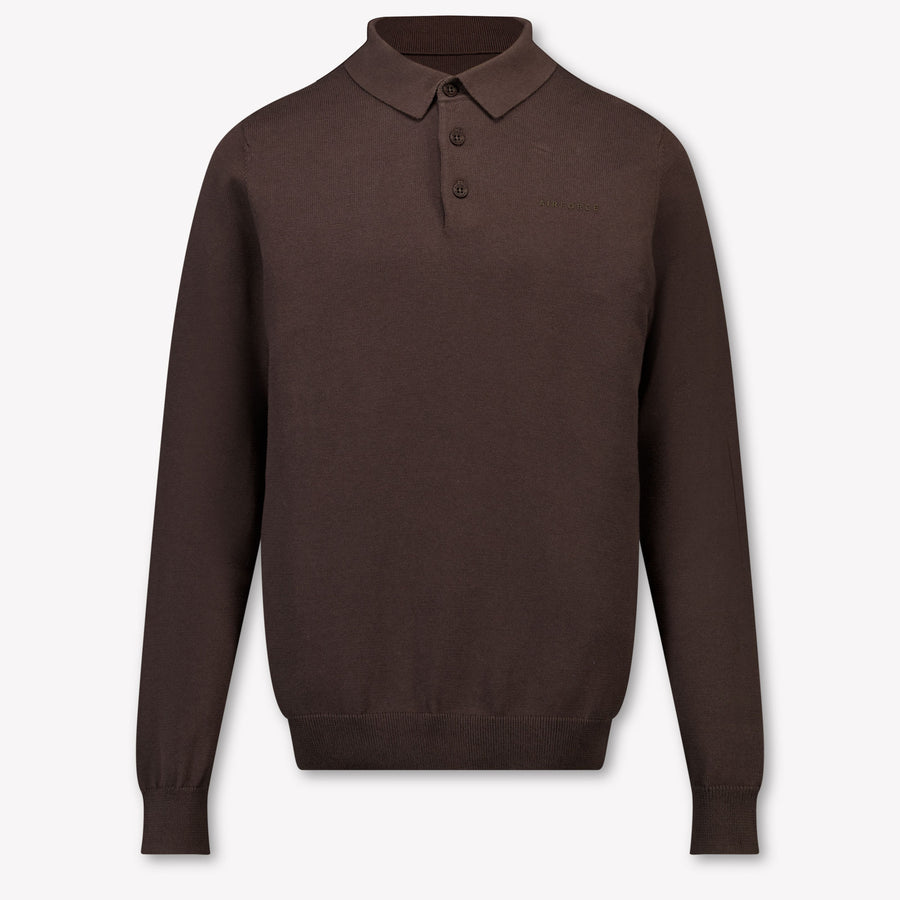 Airforce Boys Sweater in Brown