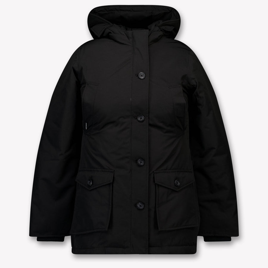 Airforce Girls Winter Jacket in Black