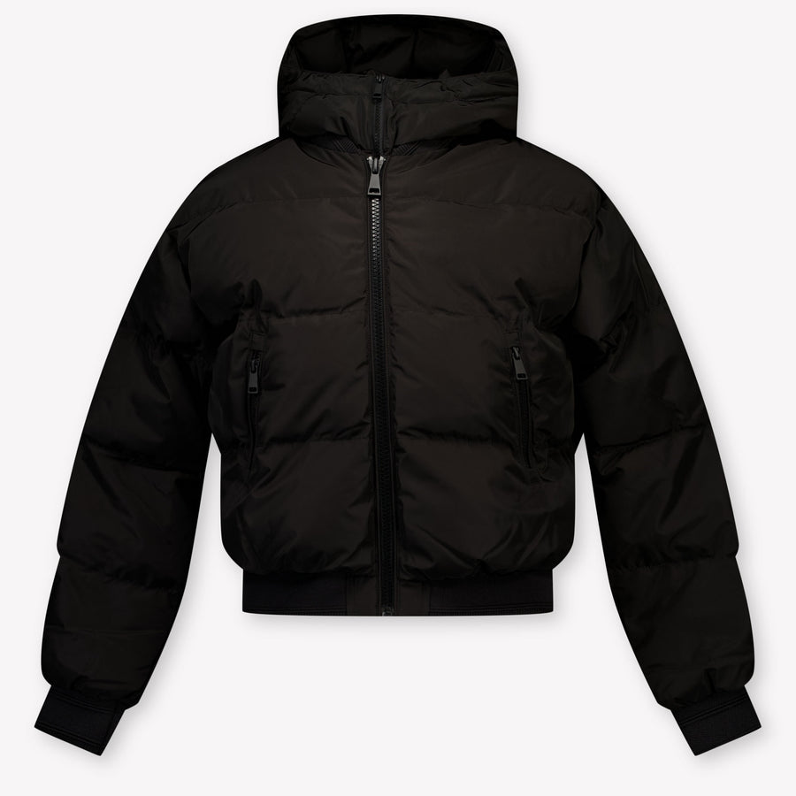 Airforce Girls Winter Jacket in Black