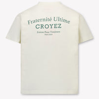 Croyez Kids Boys T-Shirt In OffWhite