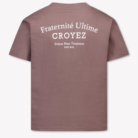 Croyez Kids Boys T-Shirt In Brown