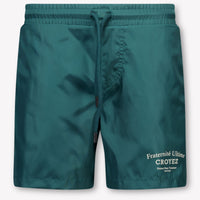 Croyez Kids Boys Swimwear In Green