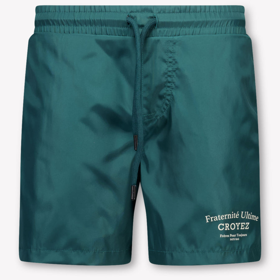 Croyez Kids Boys Swimwear In Green