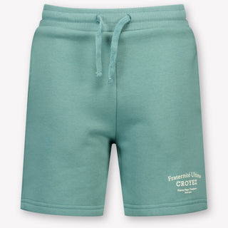 Croyez Kids Boys Shorts In Green
