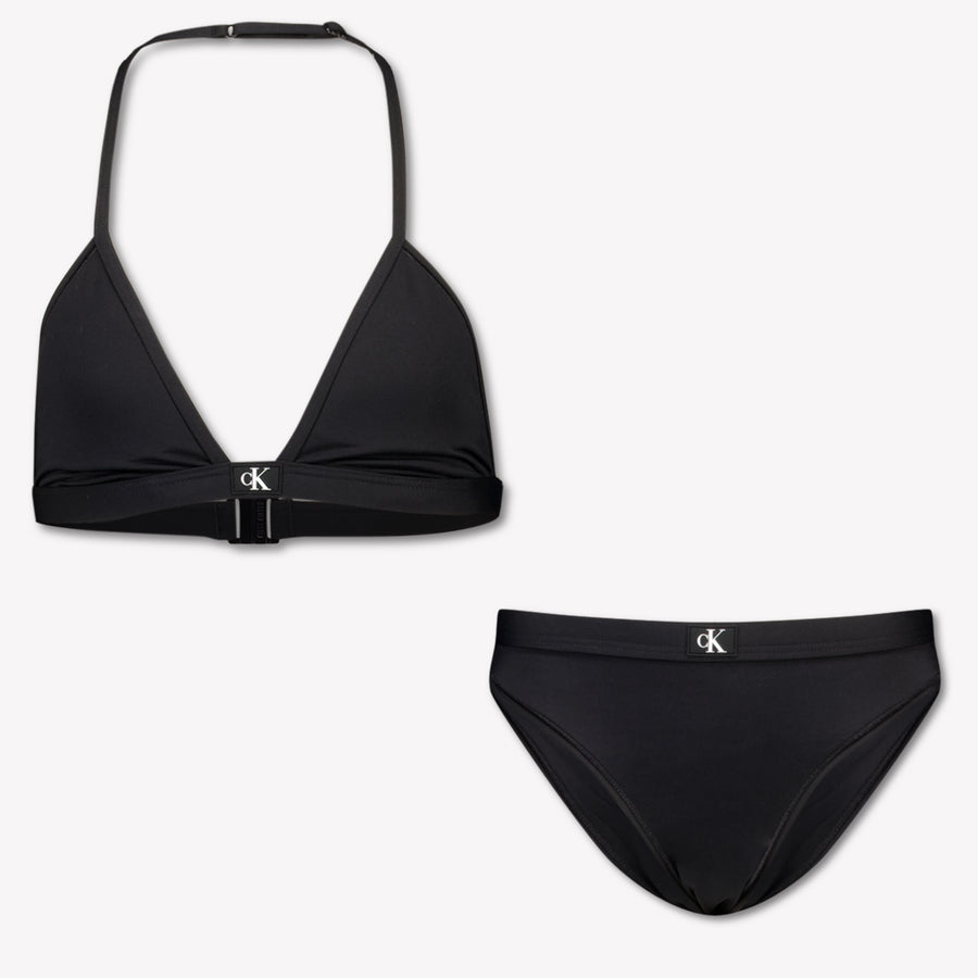 Calvin Klein Kinder Meisjes Zwemkleding In Zwart