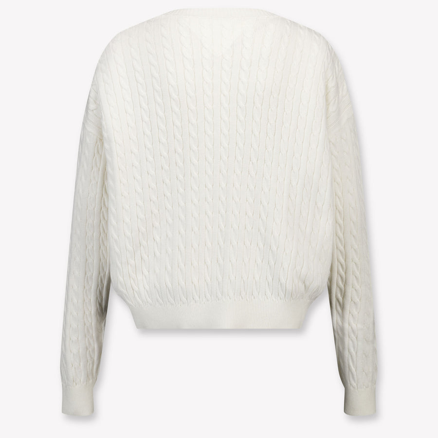 Tommy Hilfiger Kinder Meisjes Trui In Off White