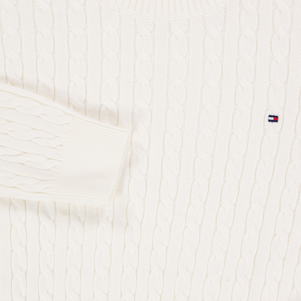 Tommy Hilfiger Kids Girls Sweater in OffWhite