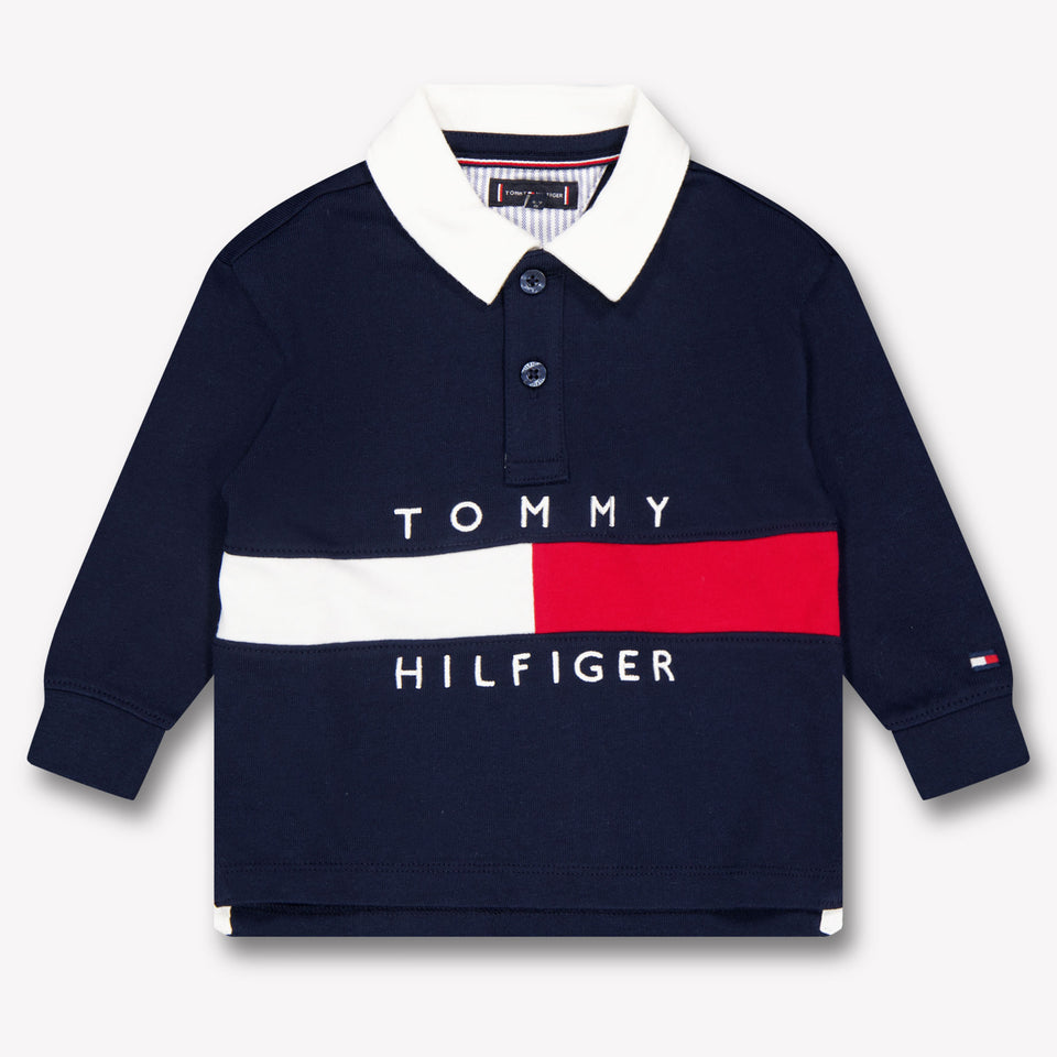 Tommy Hilfiger Baby Jongens Polo In Navy