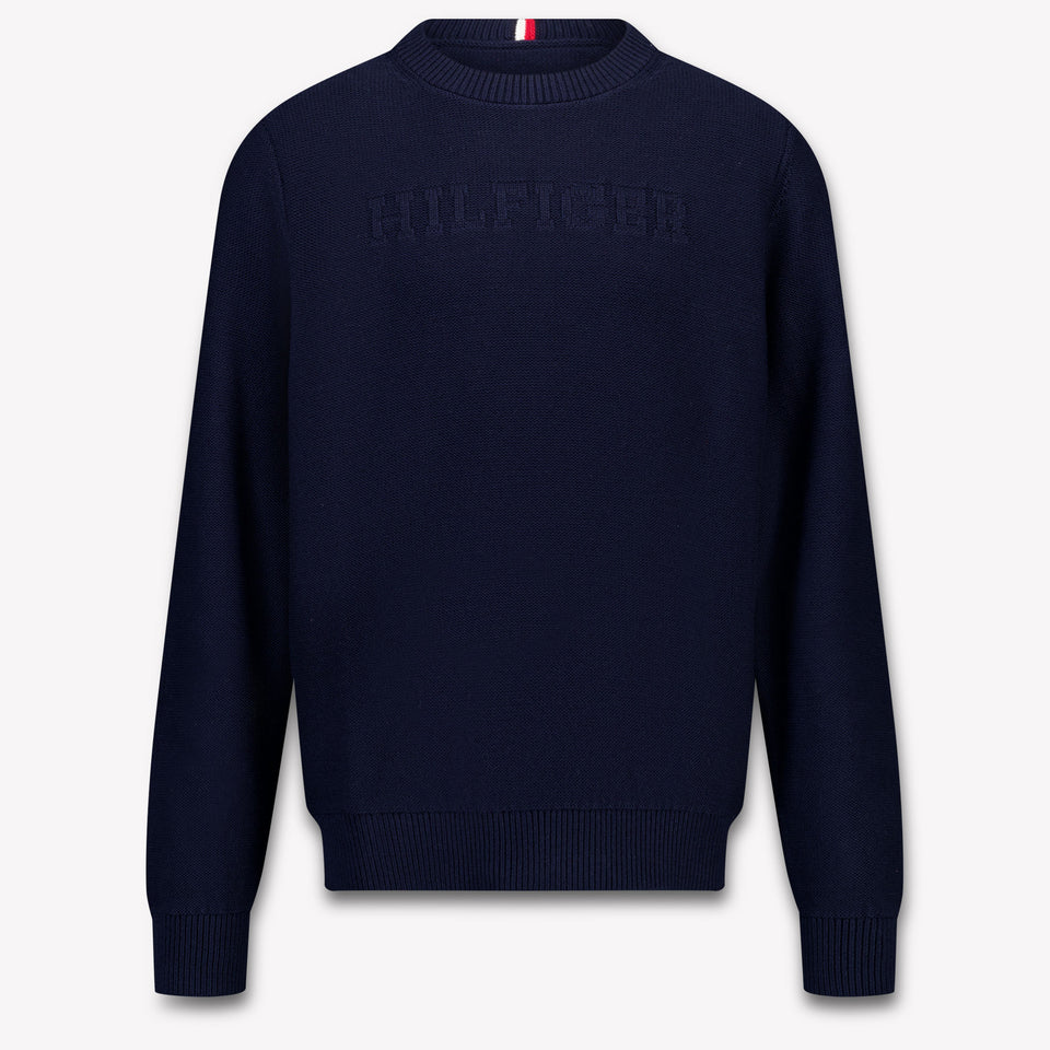 Tommy Hilfiger Kids Boys Sweater in Navy