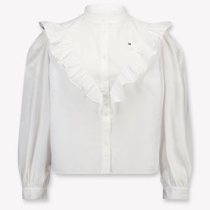 Tommy Hilfiger Kids Girls Blouse in White