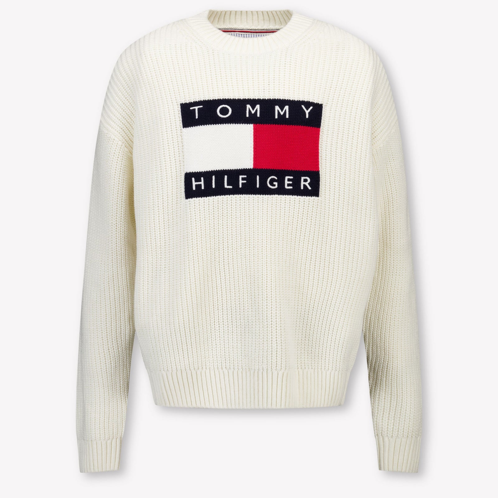 Tommy Hilfiger Kids Boys Sweater in OffWhite