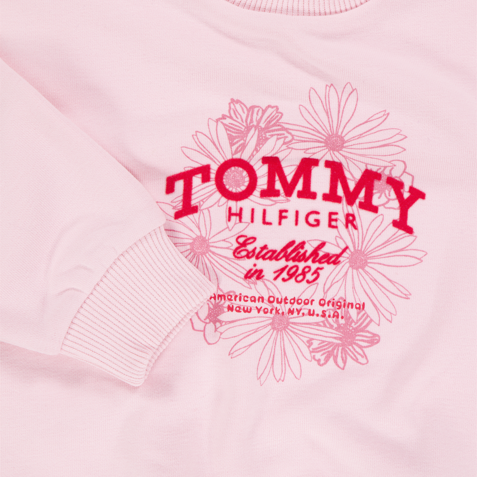 Tommy Hilfiger Baby Meisjes Trui In Licht Roze