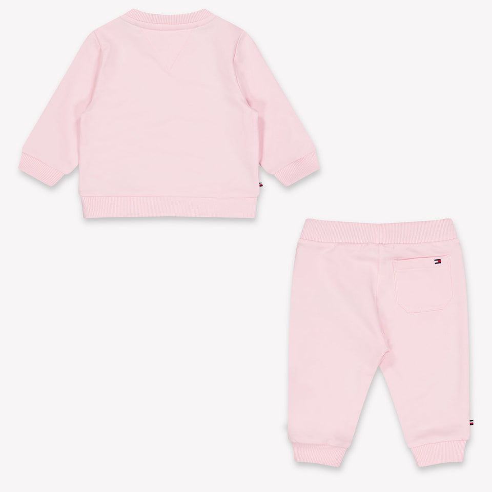 Tommy Hilfiger Baby Unisex Jogging suit Light Pink