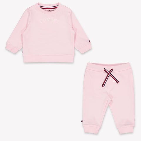 Tommy Hilfiger Baby Unisex Jogging suit Light Pink